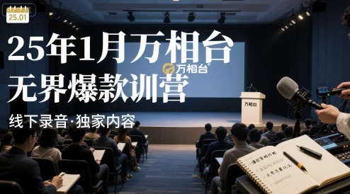 25年1月万相台无界爆款特训营线下录音-聊项目