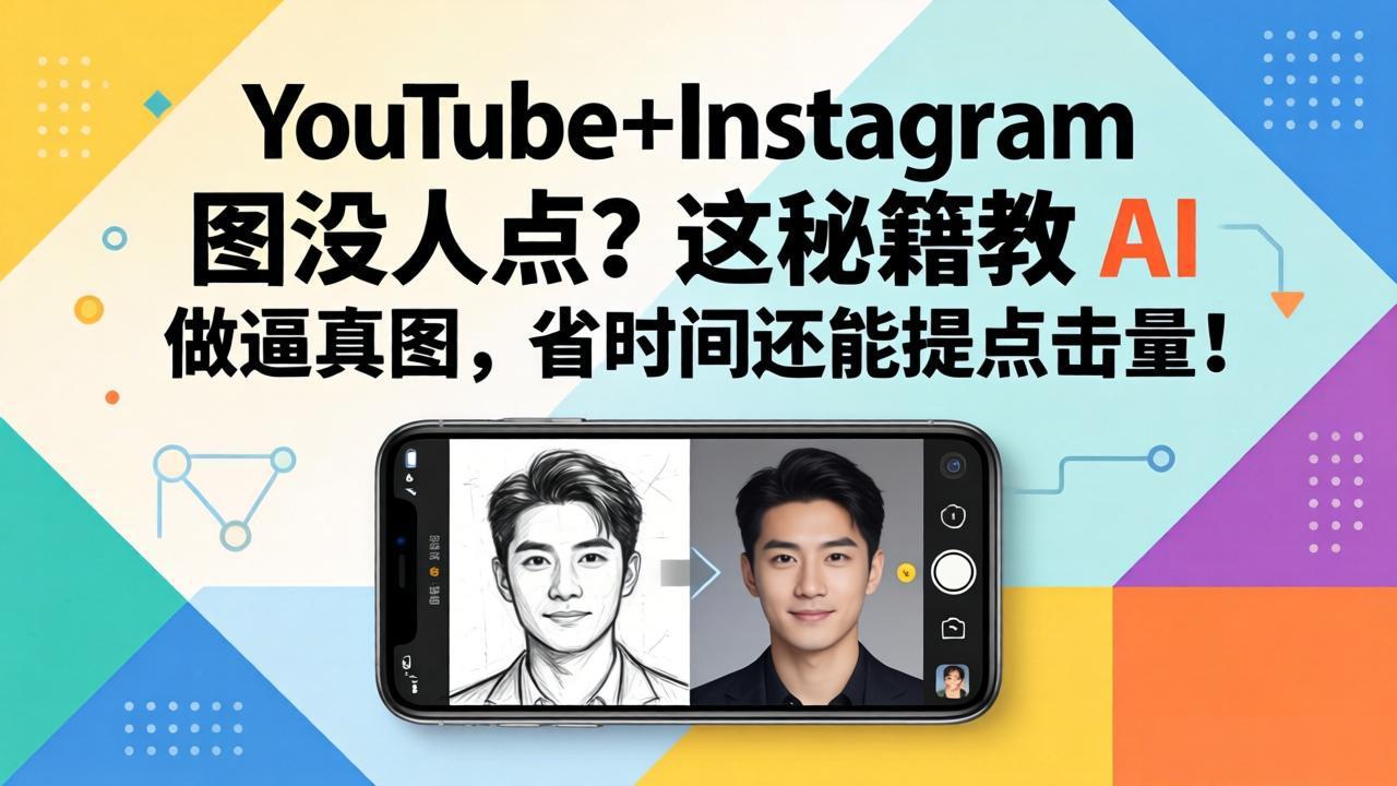 YouTube+Instagram图没人点?这秘籍教 AI 做逼真图,省时间还能提点击量-聊项目