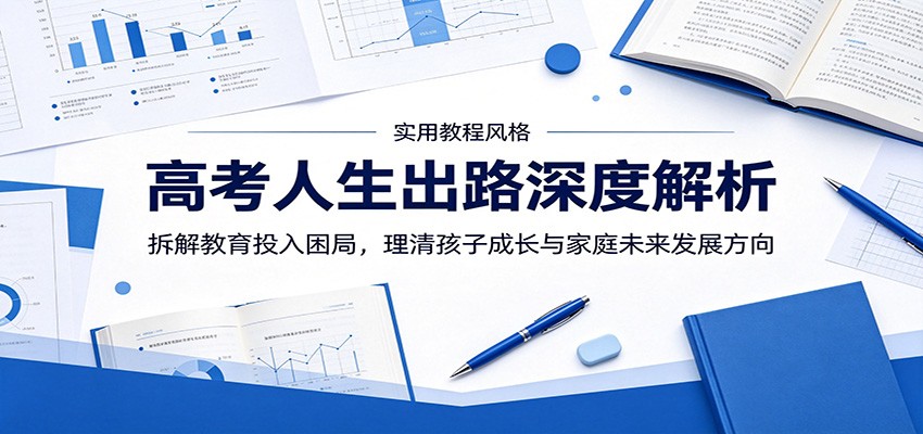 高考人生出路深度解析:拆解教育投入困局,理清孩子成长与家庭未来发展方向-聊项目