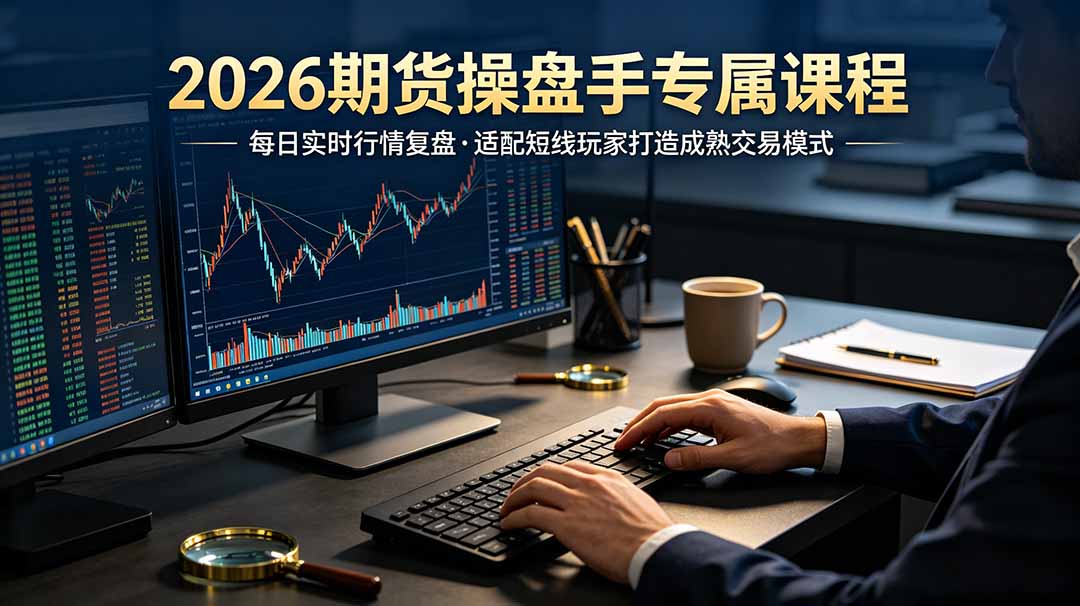 2026期货操盘手专属课程-更新7月11,每日实时行情复盘,适配短线玩家打造成熟交易模式-聊项目