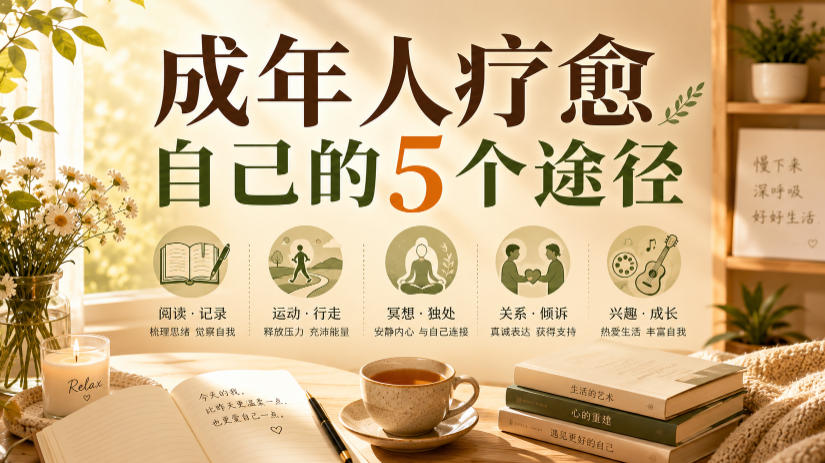 付费文章:成年人疗愈自己的5个途径-聊项目