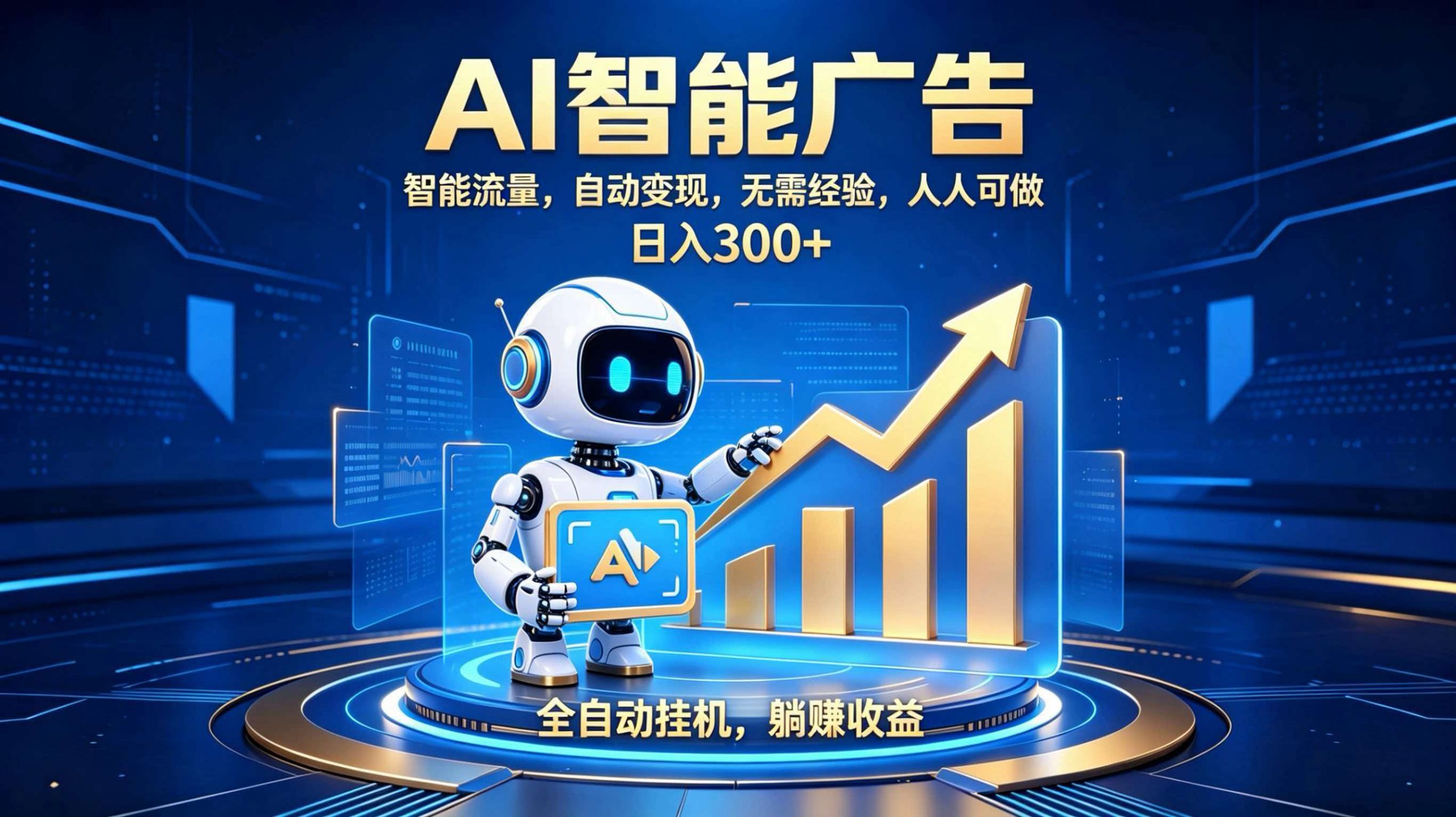 轻资产新赛道,全自动AI广告,打造持续收益-聊项目