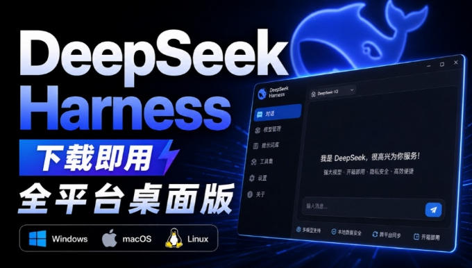 Github上近20万Stars，Harness现在可以双击运行使用了，Harness全平台桌面版-聊项目