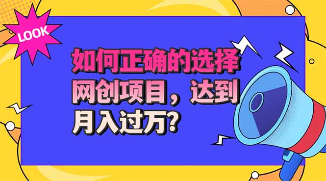 选择大于努力！选对项目才能实现月入过万，才能避免成为绿油油的韭菜-聊项目