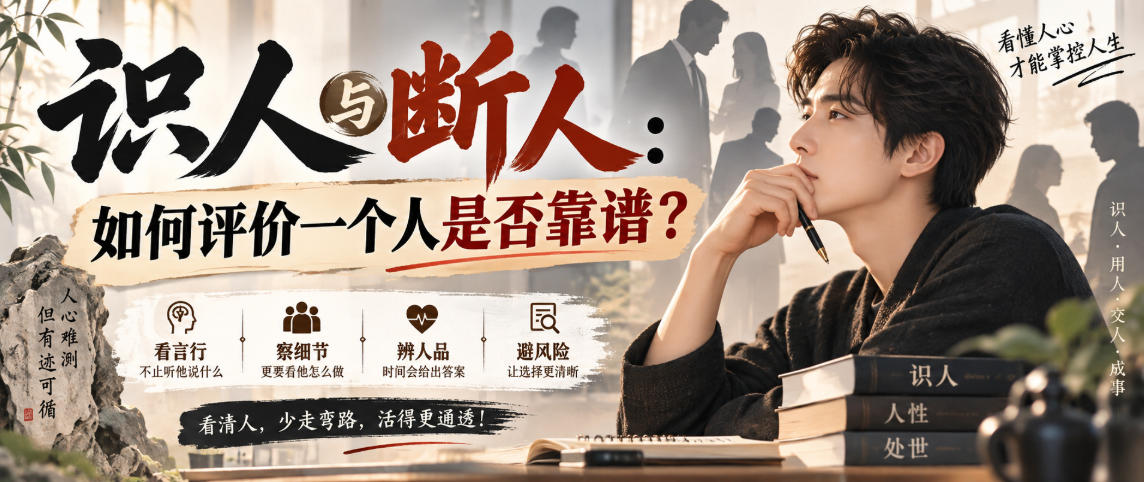 付费文章：识人与断人：如何评价一个人是否靠谱？-聊项目