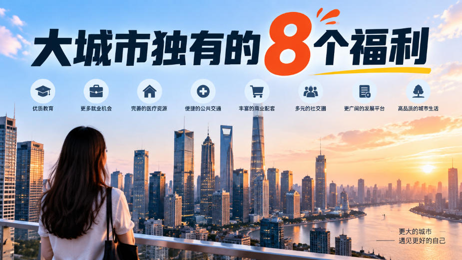 某公众号付费文章：大城市独有的8个福利-聊项目
