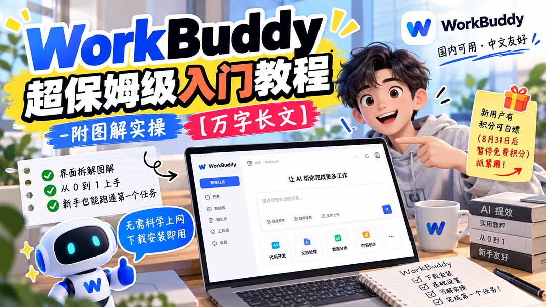 WorkBuddy 超保姆级入门教程-附图解实操 【万字长文】-聊项目