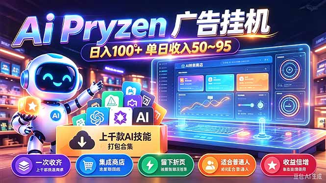 Pyrzen广告挂机， 全自动挂机风口项目， 单日50-95/天 虽然不是很暴力但是很稳-聊项目
